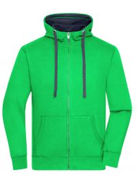 Herren Zip-Jacke Grün